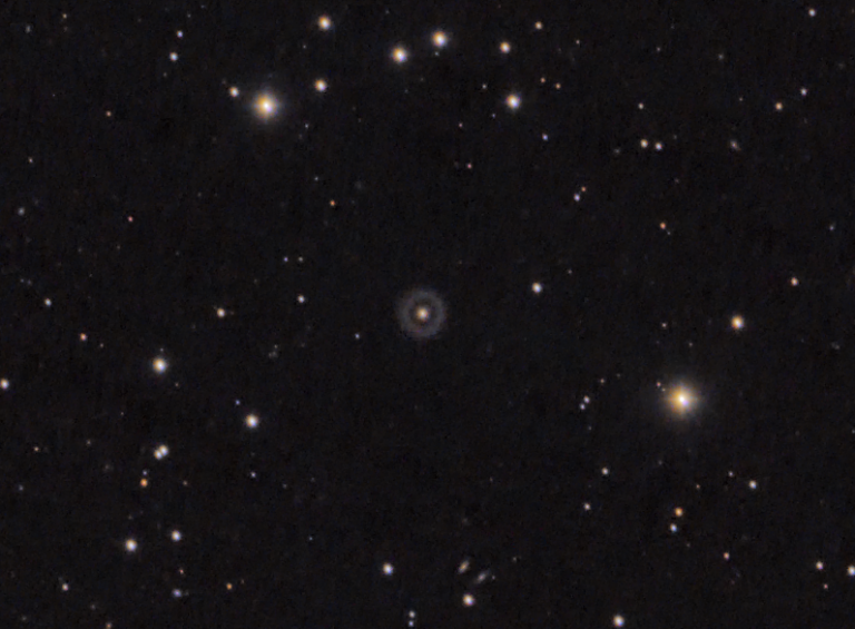 A “ring galaxy” 600 MILLION light-years away
