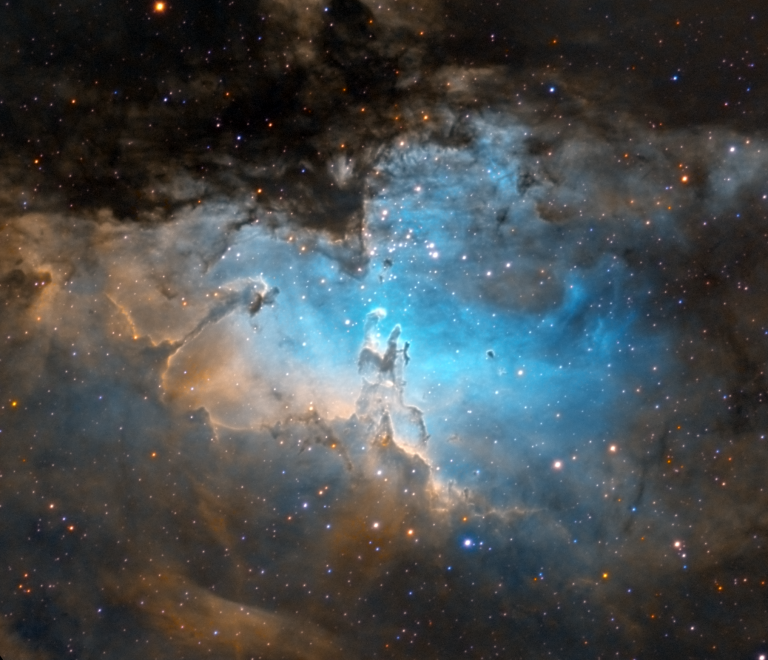 The Eagle Nebula, home of the “Pillars of Creation”