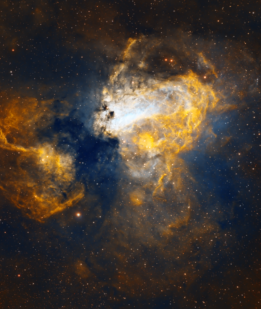 M17 Swan Nebula Omega Nebula