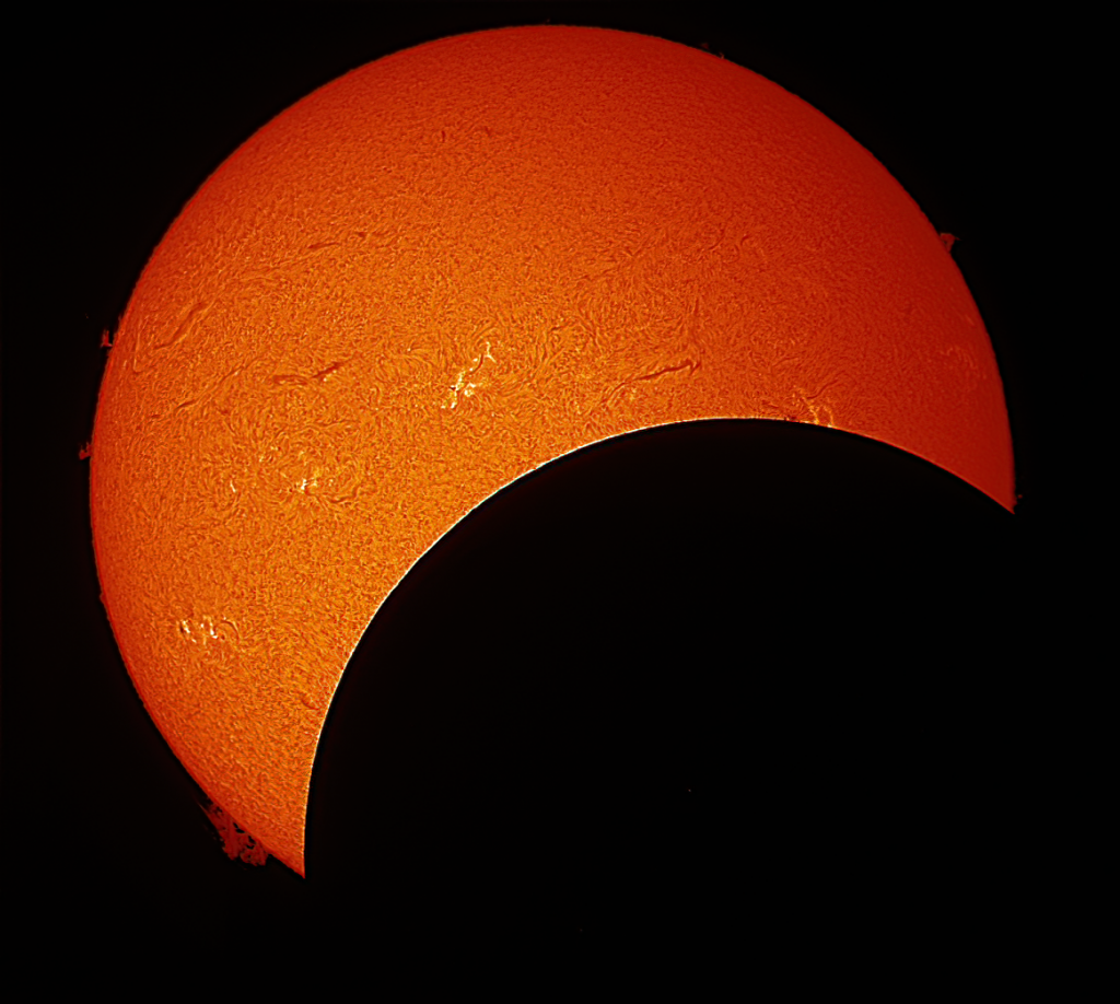 Partial solar eclipse! North Merritt Island Observatory