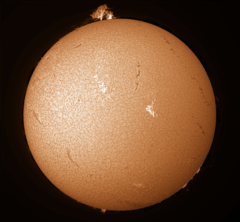 The sun is still cranky!