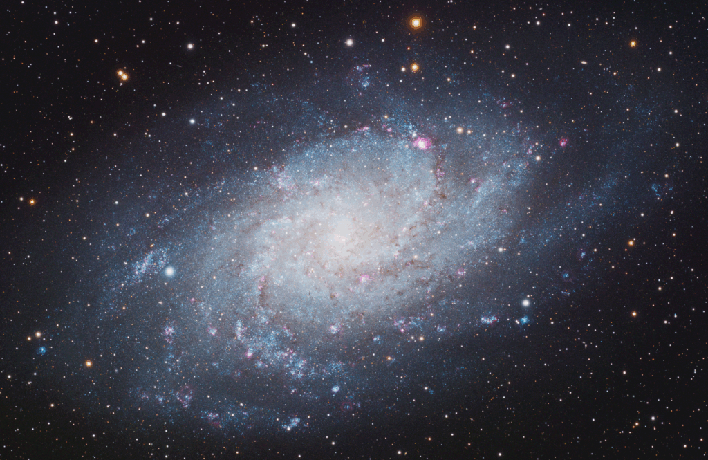 M33, natural colors